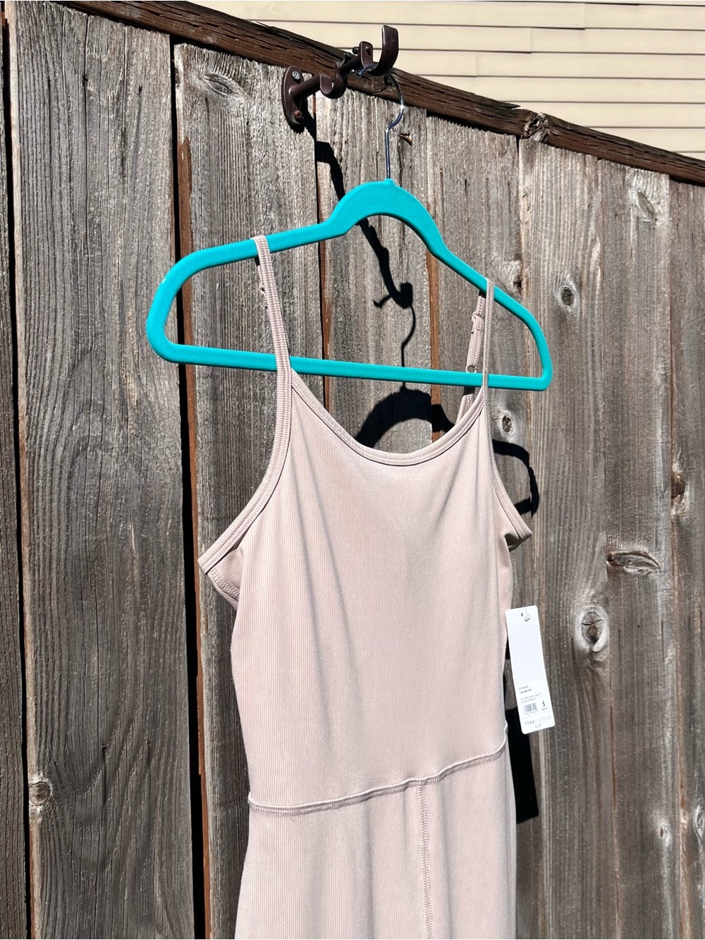 Yogalicious Lux oak brown illusion rib Scarlett flare jumpsuit Jumpsuit small - Picture 10 of 17